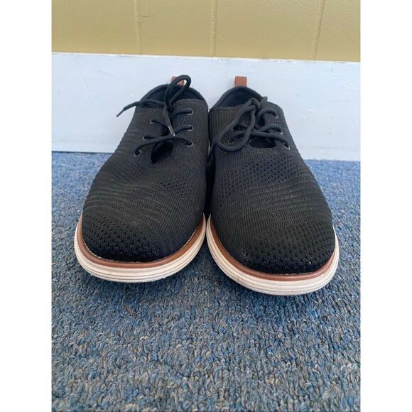 Vance Co men 13 knit outer tie up casual shoe w/memory foam insole black main image 6